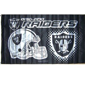 OAKLAND RAIDERS FLAG NEW 3x5 ft RICO BANNER